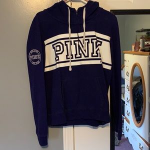PINK quarter-zip hoodie